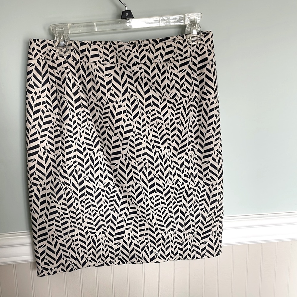 Loft 6P Navy / Cream Skirt